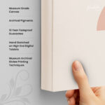 Geometric Harmony Canvas art - Image 3