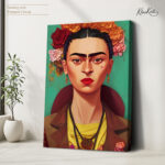 Frida Kahlo Vertical Canvas art - Image 4