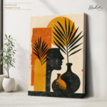 Terracotta and Shadow Canvas art - Image 4