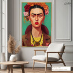 Frida Kahlo Vertical Canvas art - Image 5