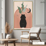 Female figure vase Canvas art - Image 5