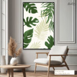 Tropical leaf Canvas art - Image 6