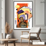 Afro-Boho Majesty Canvas art - Image 6