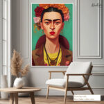 Frida Kahlo Vertical Canvas art - Image 7