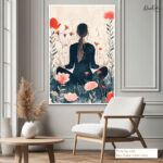 Quiet Garden Canvas art - Image 7