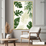 Tropical leaf Canvas art - Image 8