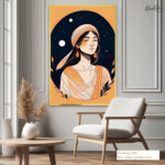 Saffron Night Canvas art - Image 8