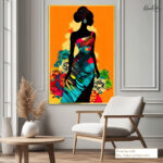 Sunset Bloom Canvas art - Image 8