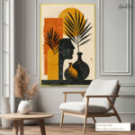 Terracotta and Shadow Canvas art - Image 8