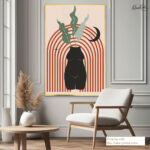 Female figure vase Canvas art - Image 8