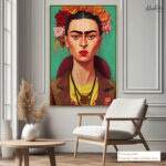 Frida Kahlo Vertical Canvas art - Image 9