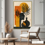 Terracotta and Shadow Canvas art - Image 9