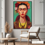Frida Kahlo Vertical Canvas art - Image 10