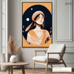 Saffron Night Canvas art - Image 10