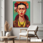 Frida Kahlo Vertical Canvas art - Image 11