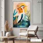 Serenity heron Canvas art - Image 12