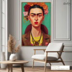 Frida Kahlo Vertical Canvas art - Image 12