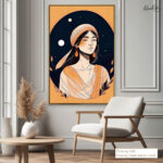 Saffron Night Canvas art - Image 12
