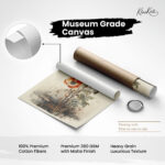 Black and Orange Poppies Canvas art - Image 13