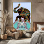 Royal Elephant Canvas Wall Art