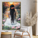 Golden Hour Serenity Canvas Wall Art
