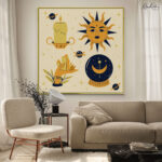 Mystic Elements Canvas Wall Art