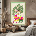 Gond Deer Canvas Wall Art