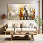 Galloping Grace Canvas Wall Art