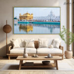 Majestic Golden Temple Canvas Wall Art