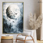 Lunar Flight Canvas Wall Art