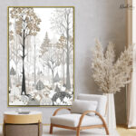 Whimsical Winter Canvas Wall Art