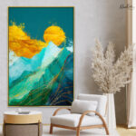 Teal Serenity Canvas Wall Art