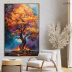 Fiery Eternal Canvas Wall Art