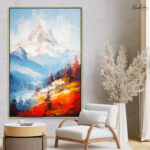 Alpine Glow Canvas Wall Art