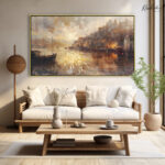 Gilded Port Canvas Wall Art