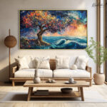 Midnight Bloom Canvas Wall Art