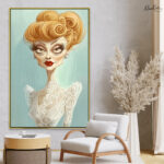 Retro Elegance Canvas Wall Art