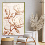 Serene Magnolias Canvas Wall Art