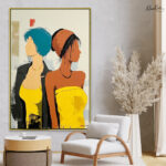 Urban Contrast Canvas Wall Art