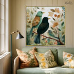 Whimsical Woodland Trio Canvas Wall Art