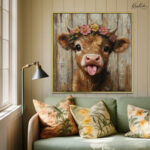 Bloom & Moo Canvas Wall Art