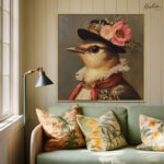 Vintage Elegance Canvas Wall Art