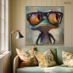 Speckled Spectacles Canvas Wall Art