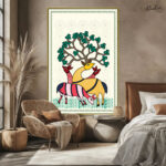 Harmony Under the Sacred Tree Canvas Wall Art