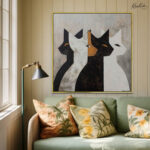 Sleek Shadows Canvas Wall Art