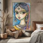Graceful Rani Canvas Wall Art