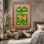 Shrinathji's Cows Canvas Wall Art