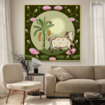 Kamadhenu Canvas Wall Art