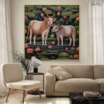 Lotus Pond Canvas Wall Art