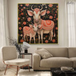 Mata and Vatsa Canvas Wall Art